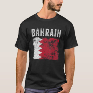 T-shirt Drapeau de Bahreïn Hommes en détresse Femmes Enfan