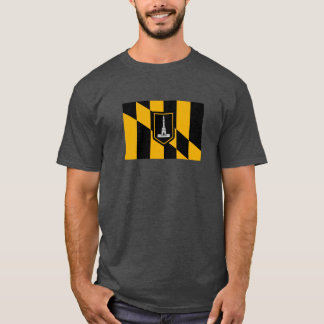 T-shirt Drapeau de Baltimore surdimensionné