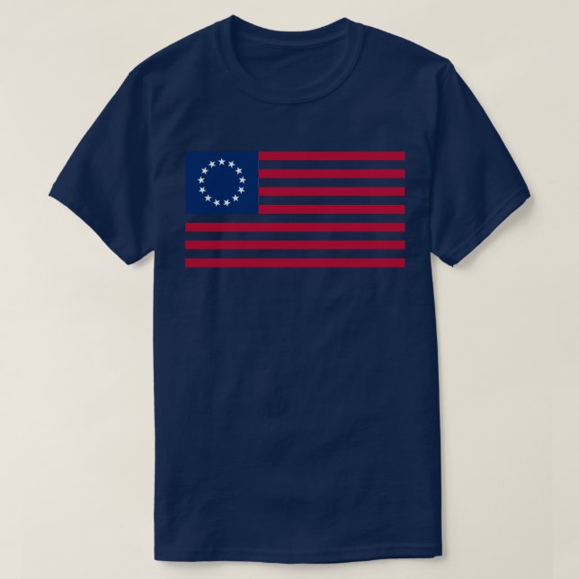 T-shirt Drapeau de Betsy Ross (Design devant)