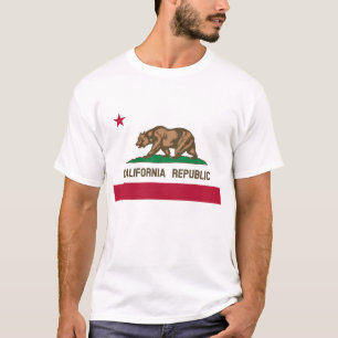 T-shirt Drapeau de Californie