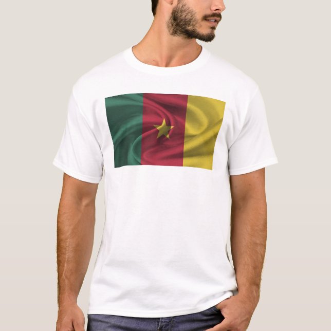 T-shirt Drapeau De Cameron (Devant)