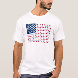 T-shirt Drapeau de chat