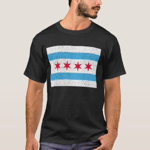 T-shirt Drapeau de Chicago
