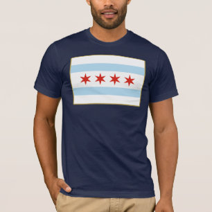 T-shirt Drapeau de Chicago