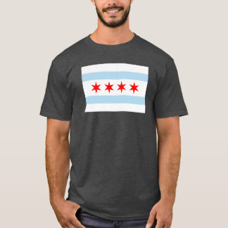 T-shirt Drapeau de Chicago Blizzard Blue