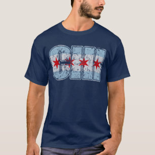 T-shirt Drapeau de Chicago de CHI