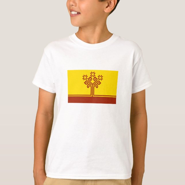 T-shirt Drapeau de Chuvashia (Devant)