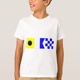 T-shirt Drapeau de code Ian