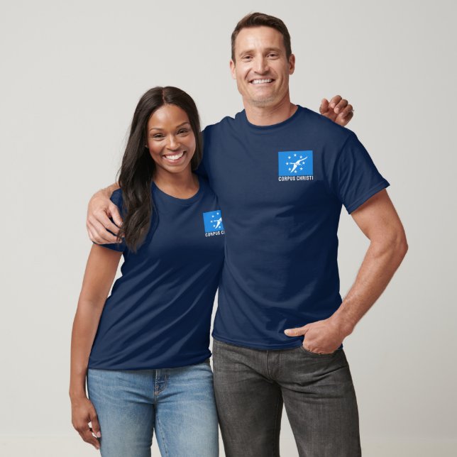 T-shirt Drapeau de Corpus Christi, Texas (Unisexe)