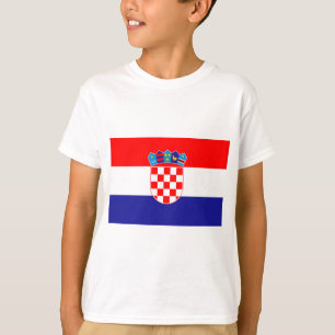 T-shirt Drapeau de Croatie
