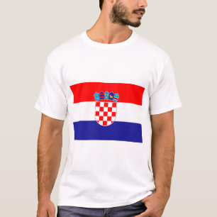 T-shirt Drapeau de Croatie