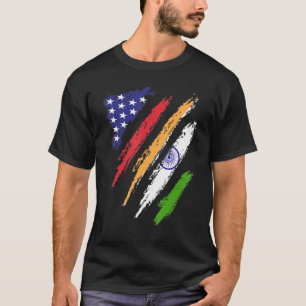 T-shirt Drapeau de croissance américain États-Unis Patriot