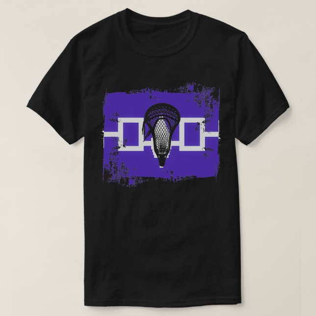 T-shirt Drapeau de crosse avec cloche Haudenosaunee Nation (Design devant)
