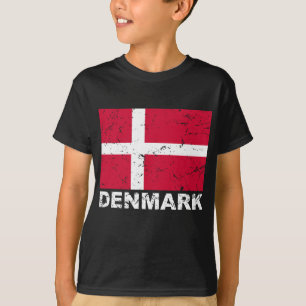 T-shirt Drapeau de cru du Danemark