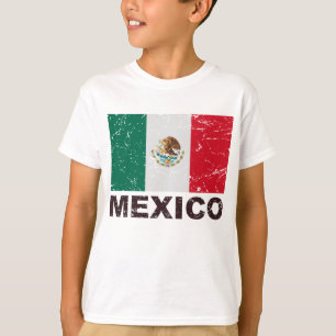 T-shirt Drapeau de cru du Mexique