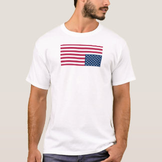 T-shirt drapeau de détresse à l'envers