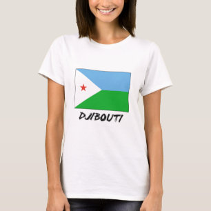 T-shirt Drapeau de Djibouti