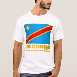 T-shirt Drapeau de DR Congo