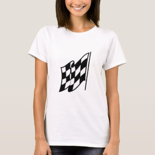 T-shirt Drapeau de emballage Checkered