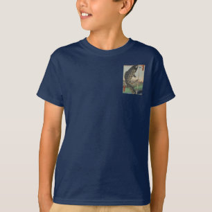 T-shirt Drapeau de fête du poisson Koi Hiroshige japonais