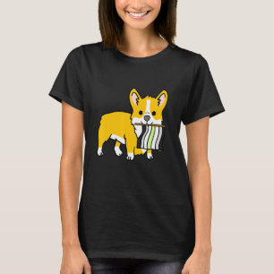 T-shirt Drapeau de fierté Agender Corgi Agender