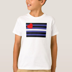T-shirt Drapeau de fierté cuir