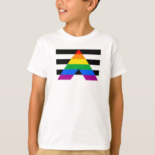 T-shirt Drapeau de fierté d'allié
