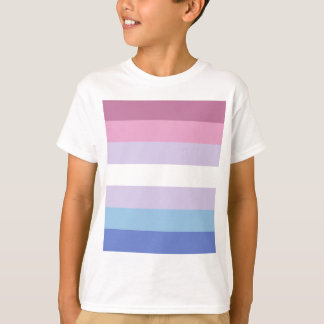 T-shirt drapeau de fierté de bigender