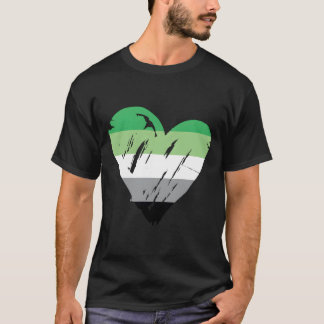 T-shirt Drapeau de fierté de l'androphilie Amour Lui Andro