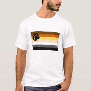 T-shirt Drapeau de fierté de l'ours gay
