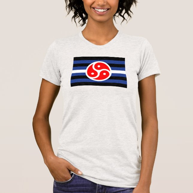 T-shirt Drapeau de fierté de pratique du cuir (Devant)