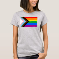 Drapeau de fierté de progrès LGBTQ+