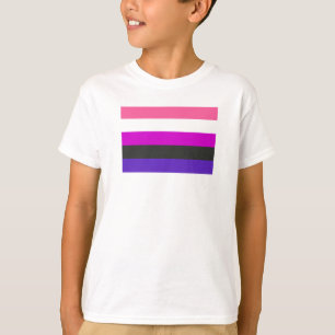 T-shirt Drapeau de fierté genderfluid