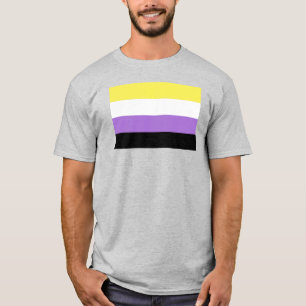 T-shirt Drapeau de fierté non binaire