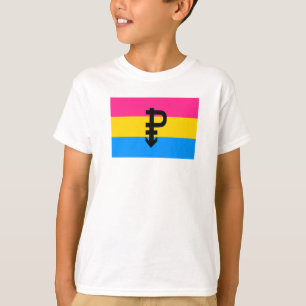 T-shirt Drapeau de fierté pansexuelle