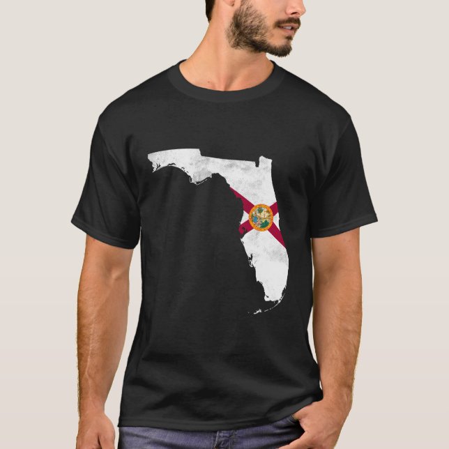 T-shirt Drapeau de Floride (Devant)