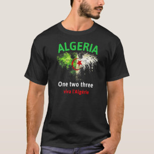 T-shirt Drapeau de football algérien