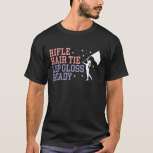 T-shirt Drapeau de Garde de Couleur Prêt Gloss Lip Tie Che