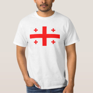 T-shirt Drapeau de Géorgie