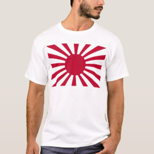 T-shirt Drapeau de guerre de Soleil Levant de l'armée de