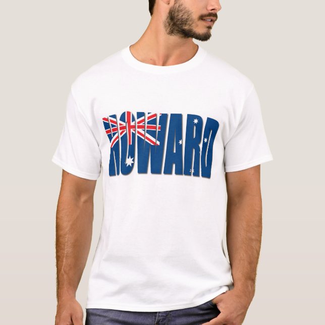 T-shirt Drapeau de Howard Australie (Devant)