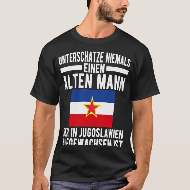 T-shirt Drapeau de Juyougoslave Balkan SFRJ Josip Broz Tit (Devant)