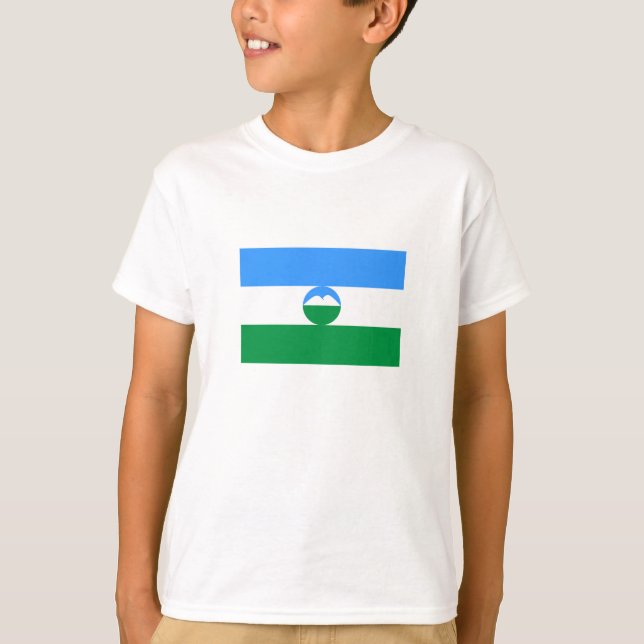 T-shirt Drapeau de Kabardino-Balkarie (Devant)