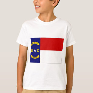 T-shirt Drapeau de la Caroline du Nord