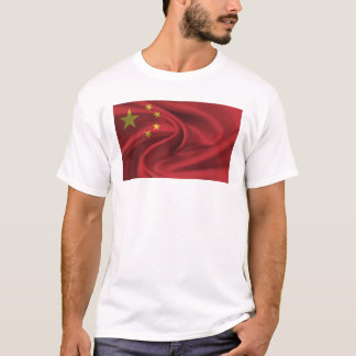 T-shirt Drapeau De La Chine