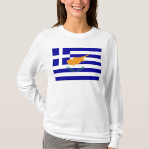 T-shirt Drapeau de la Chypre de Grec