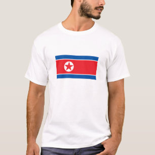 T-shirt Drapeau de la Corée du Nord