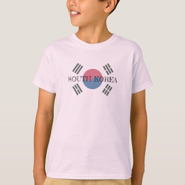 T-shirt Drapeau de la Corée du Sud (Devant)