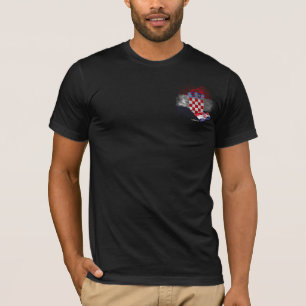 T-shirt Drapeau de la Croatie