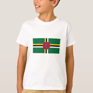 T-shirt Drapeau de la Dominique